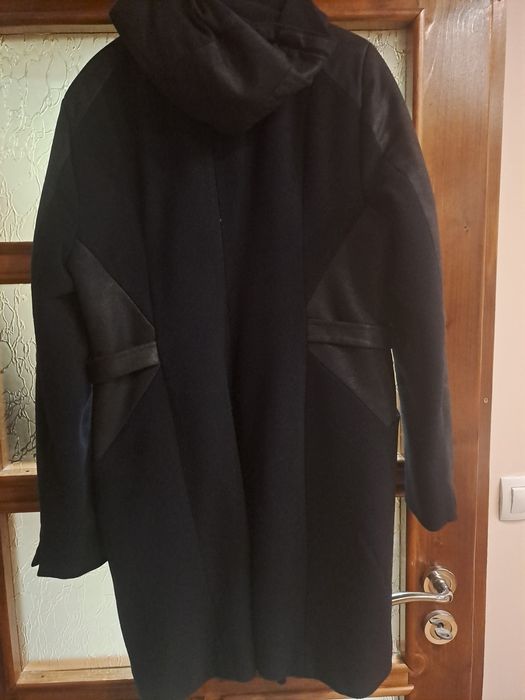 Дамско палто Роси тъмно син цвят