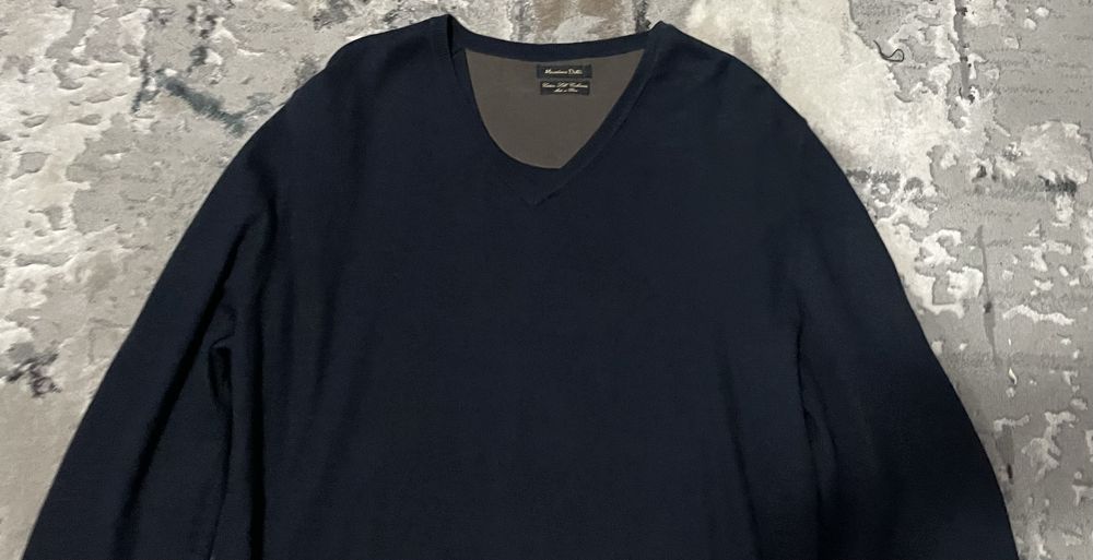 Pulover/sweater Massimo Dutti bleumarin casmir L