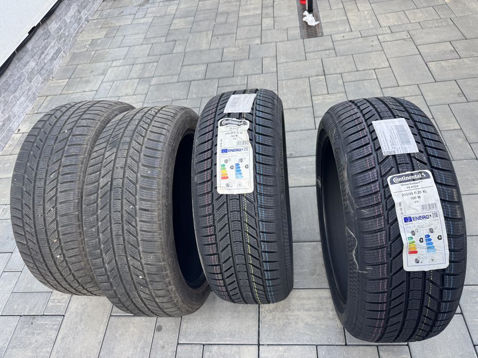 Anvelope iarna 4 buc Continental 235/42/R20 (2 noi,  2 aproape noi)