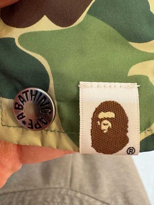 A Bathing Ape Green Nigo Flame Camo Snowboard Jacket