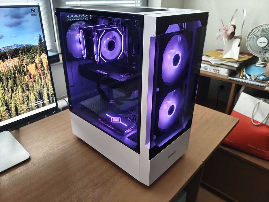 Геймърски компютър, Rtx 3060Ti, Ryzen 5500, 16gb Ram, 500Gb nvme