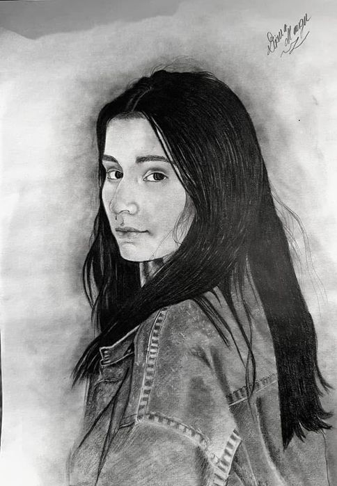 Portret in creion la comanda