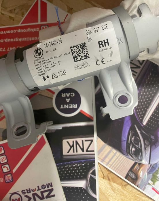 BMW X7 G07 set airbag cortina stanga dreapta RH LH plafon cortine