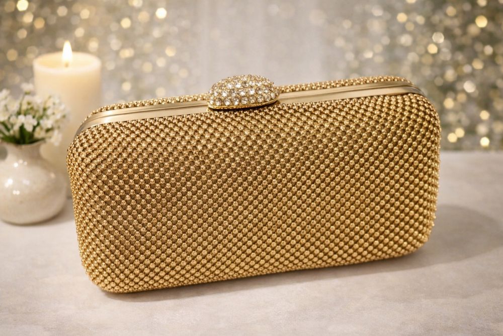 Вечерний клатч премиум-класса (gold luxury)