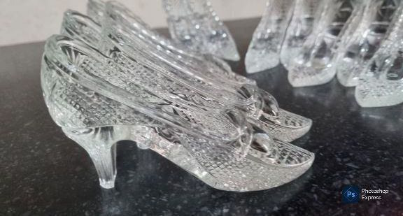 Туфельки для Золушки Статуэтки декоративные Хрустальный 5 пара