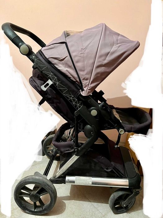 CHIPOLINO Комбинирана количка 2в1 ФЮЖЪН, ПЕПЕЛ