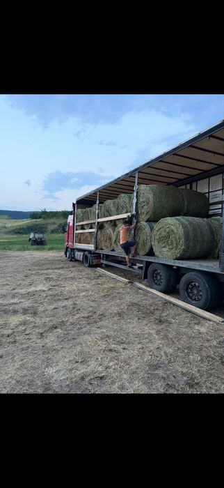 Transport marfa tir / transport  basculabil cereale baloti