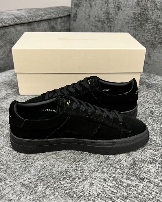 Замшевые кеды Сантони