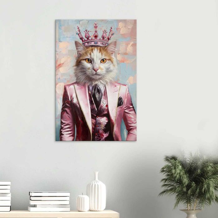 Tablou canvas personalizat pisica / catel  60cm x 90cm
