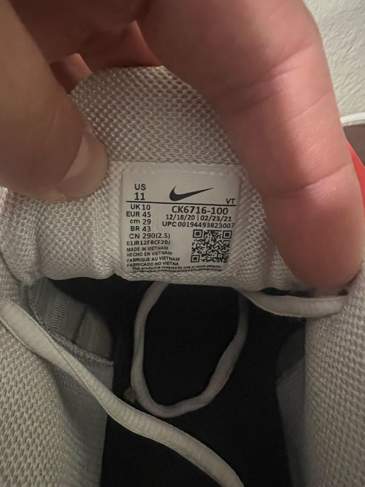 Оригинални Nike Air Max Plus 3 TN – бяло / черно 45/29см стелка