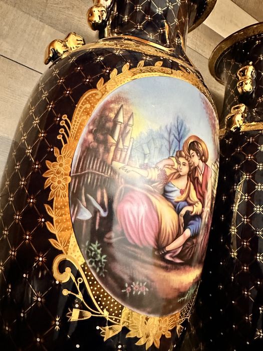 Вазы напольные “Madonna” 4 шт. 24К ручная работа