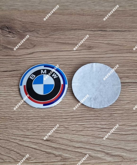 Задна емблема BMW E46 комби 65мм – юбилейна