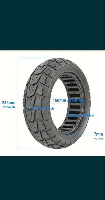 Set cauciucuri pline trotineta electrica 10 inch