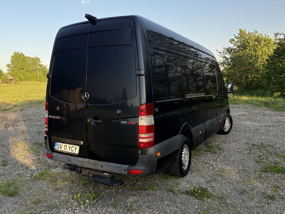 Mercedes Sprinter 315 CDI Lung / Autoutilitară N1 / 2008 / 2.2 DIESEL / 150 CP / Cutie Manuală 6 Trepte / 2 Usi Culisante / Webasto / Bi-Xenon