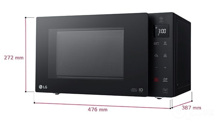 Микроволновая печь LG (23L) MH6336GIB  Smart Inverter Neo Chef