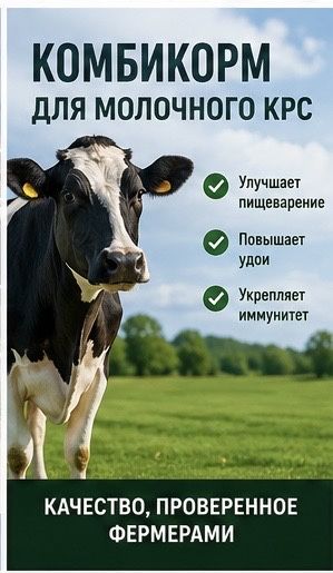 Корм для дойных коров недорого