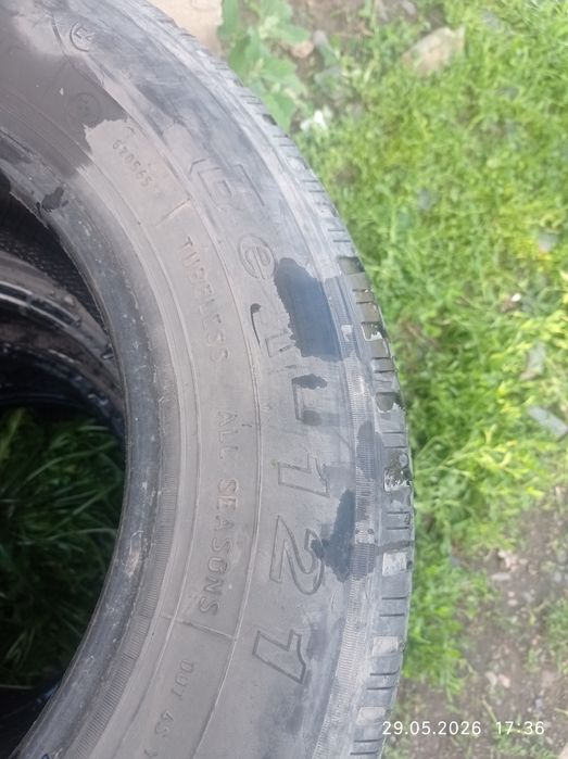 Продам шины 2зимних 4летнии, размеры 15