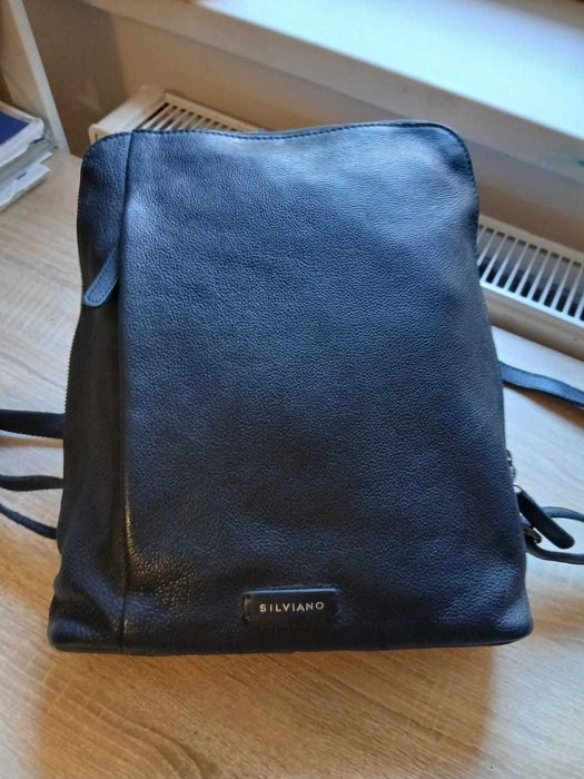 Rucsac piele nou bleumarin