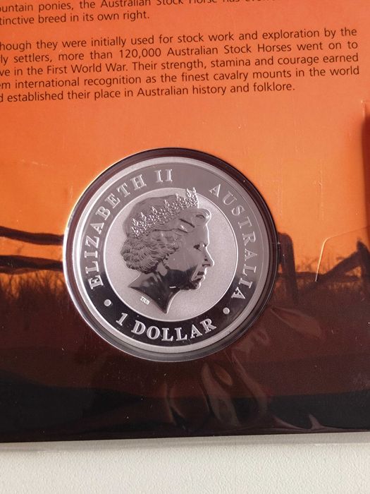 Сребърни монети Australian Stock Horse, 1oz, 999