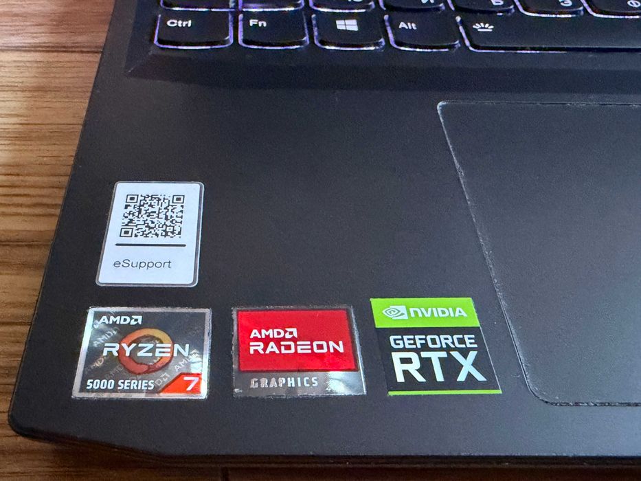 120Hz Lenovo Gaming`Ryzen 7 5800H Nvidia RTX 3050Ti 16GB RAM 512GB SSD Бат 5ч