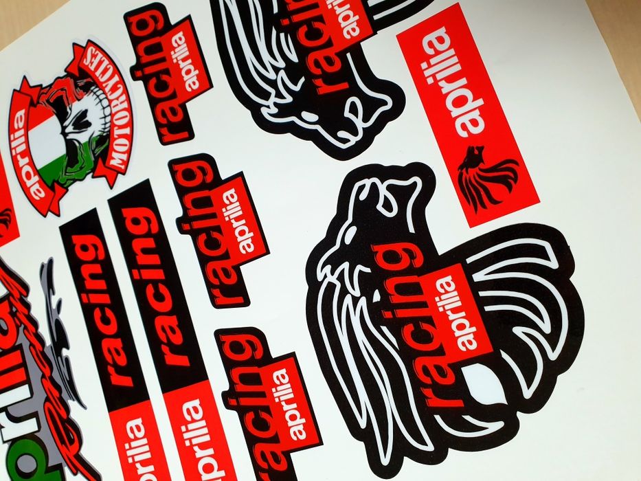 REDUCERE Stickere Aprilia A3 sticker moto scuter yamaha