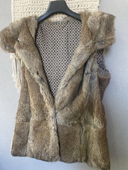 Елек заешка кожа- размер м