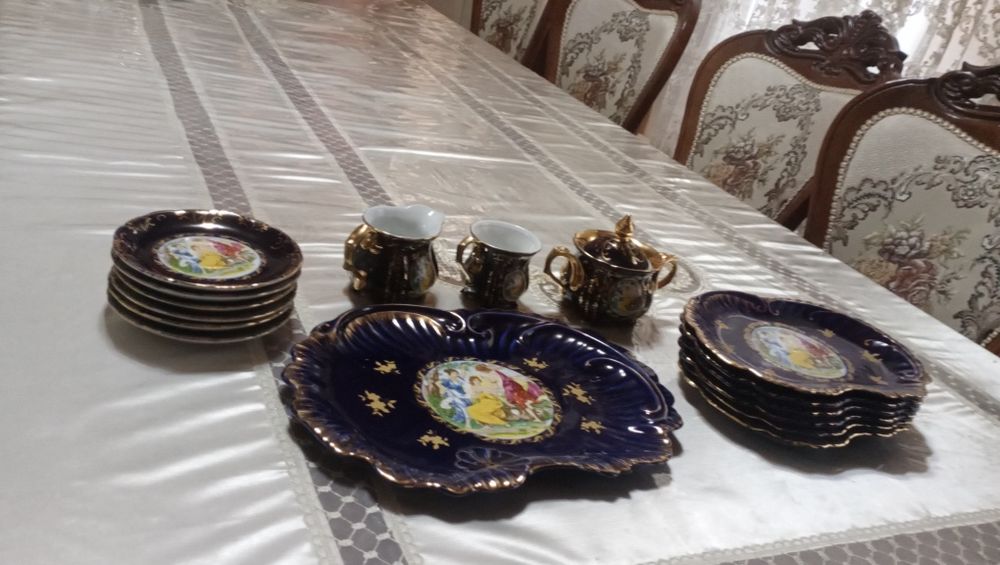 Chexiya Thun 24K oltin qoplamali hashamatli idishlar-premium kolleksiy