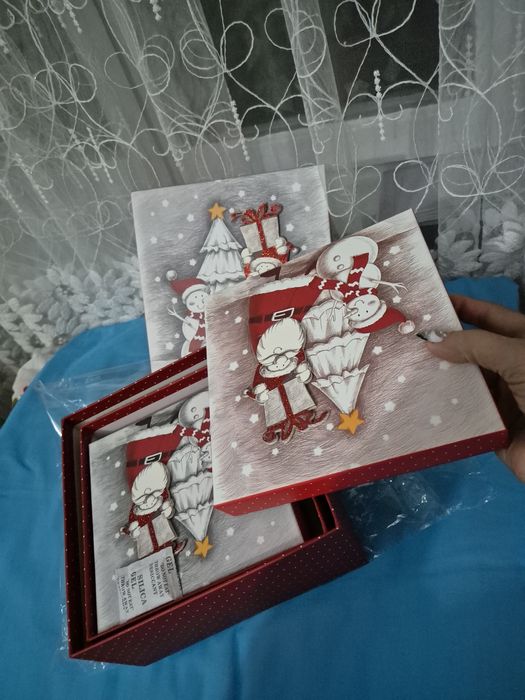 Set cutii cadou de Craciun