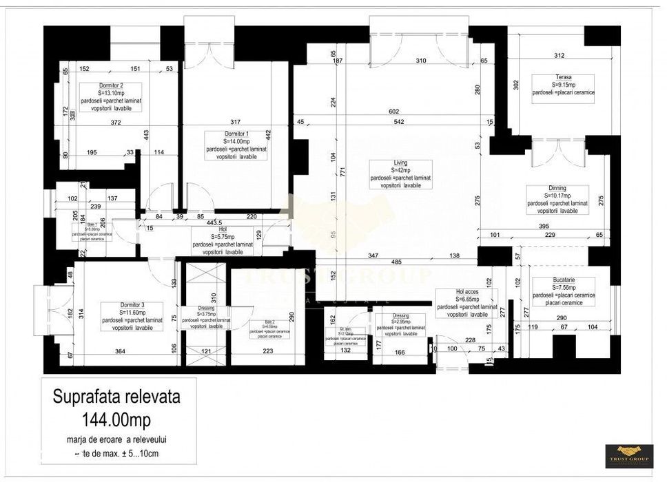Herastrau | 4 camere | 155mp | loc de parcare