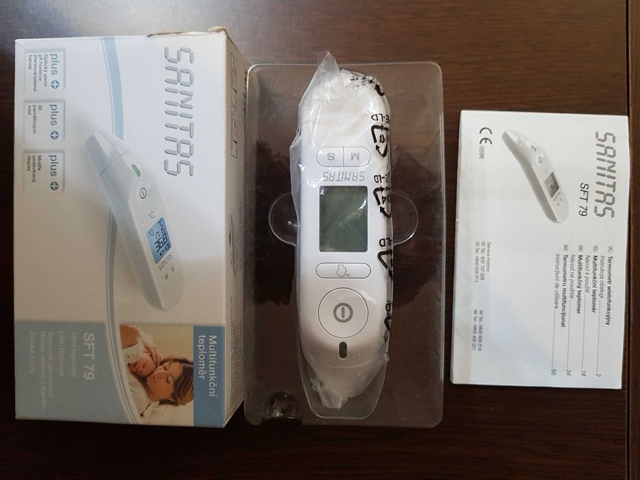 Termometru pentru ureche, frunte si biberon, SANITAS SFT 79 (garantie)