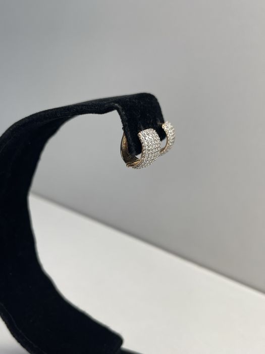 Серьги бочонки 585.