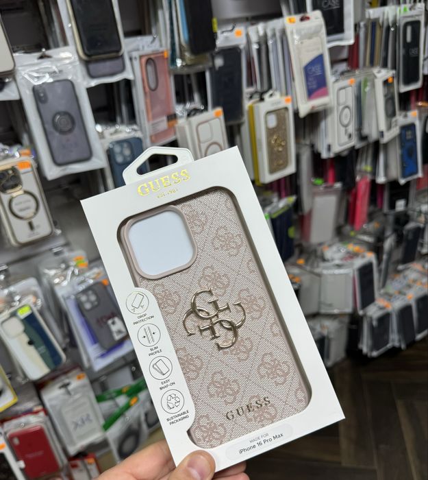 Iphone 16 pro max Оргинален калъф на GuesS