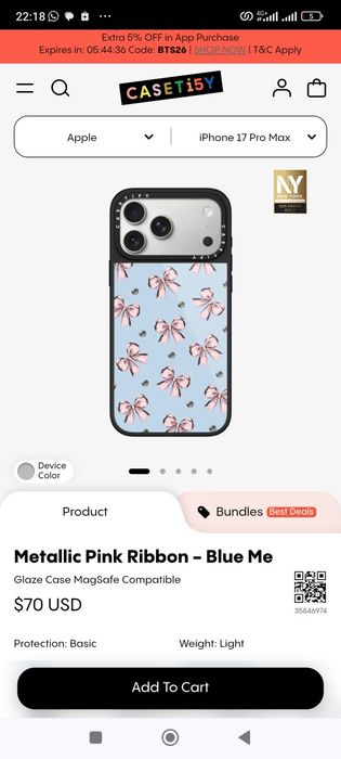 Чехол на Айфон 14 Про CASETiFY оригинал