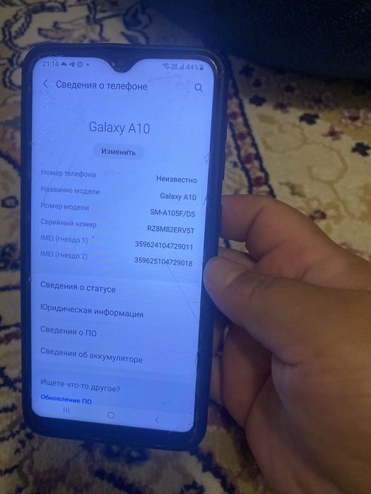 Срочно продам телефон Galaxy A 10