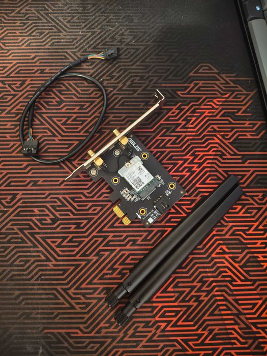 Placa de retea ASUS PCE-AX3000, Dual-Band, WiFi 6, PCIe, Bluetooth 5.0