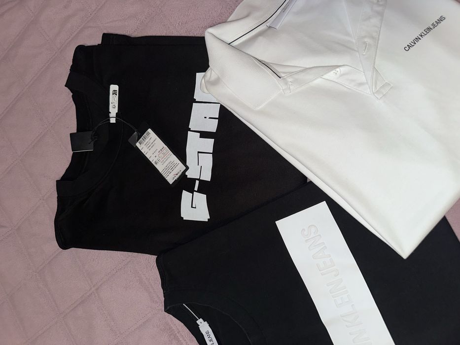 Оригинални мъжки тениски – размер M, G-Star, Calvin Klein