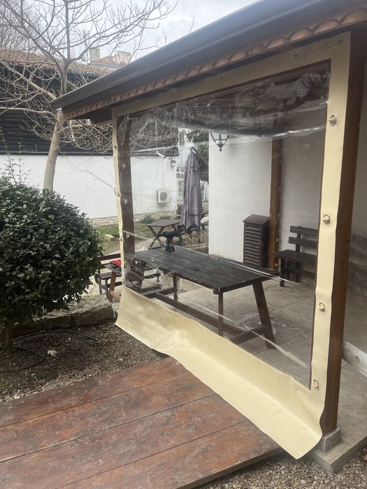 Ветроупорни завеси,тенти,сенници,перголи,навеси,барбекю.