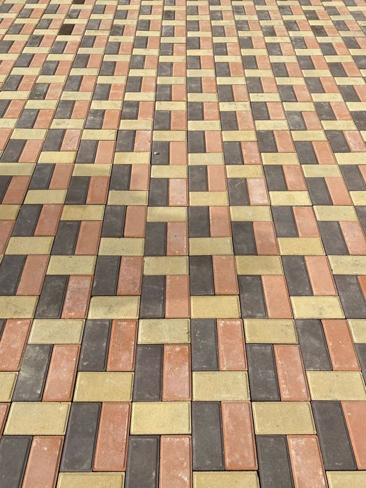 Укладка брусчатки асфальта