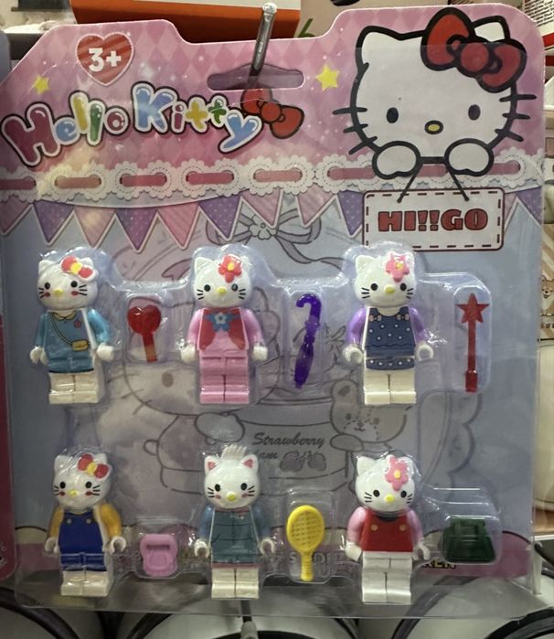 6 фигурки с аксесоари Кити, Hello Kitty
