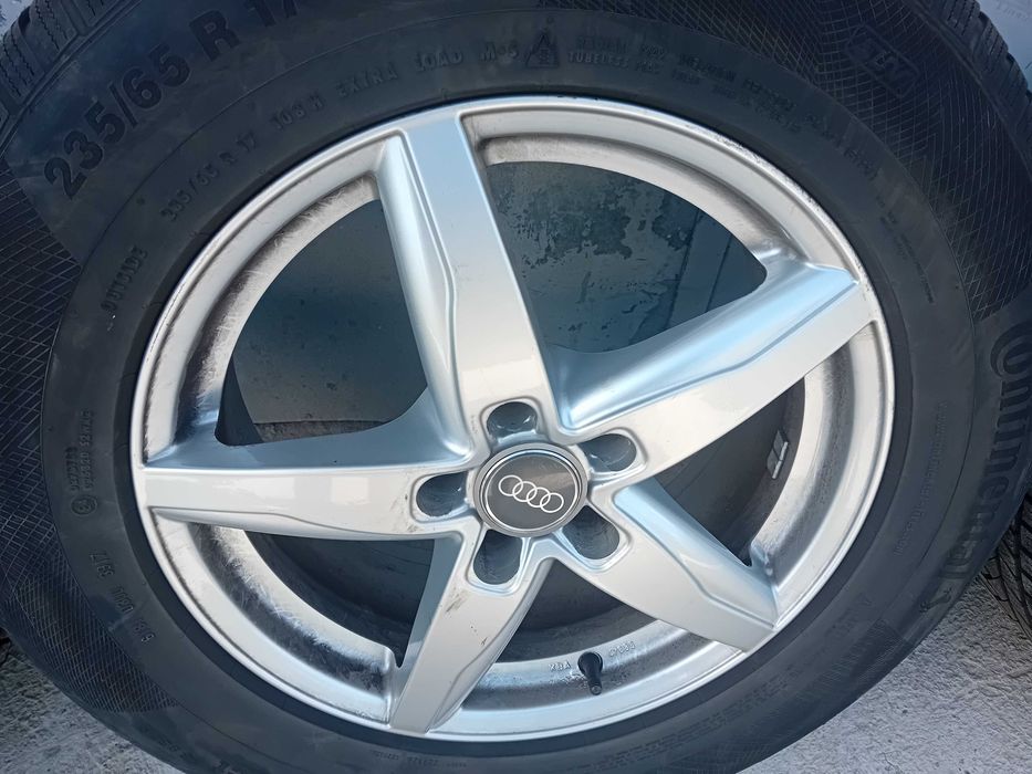 Алуминиеви джанти със зимни гуми за Ауди Q 5 17/235/65
