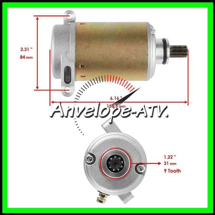 Electromotor Atv YAMAHA 400 350 Big Bear 350 Kodiak 400 Wolverine 350
