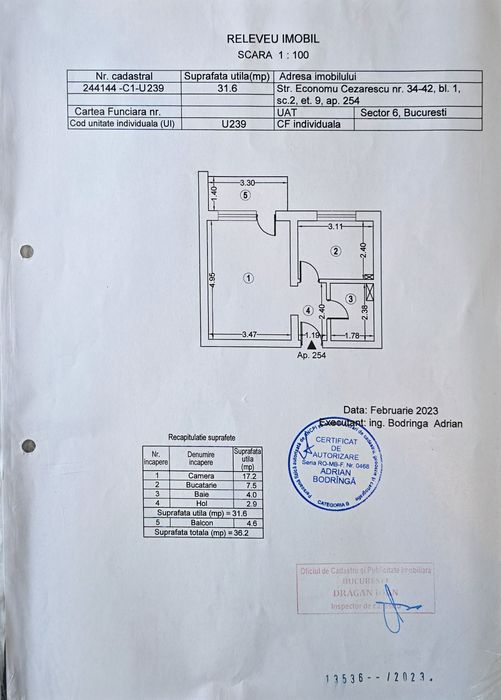 Se vinde Garsoniera sectorul 6 Regie Rezidance Faza2