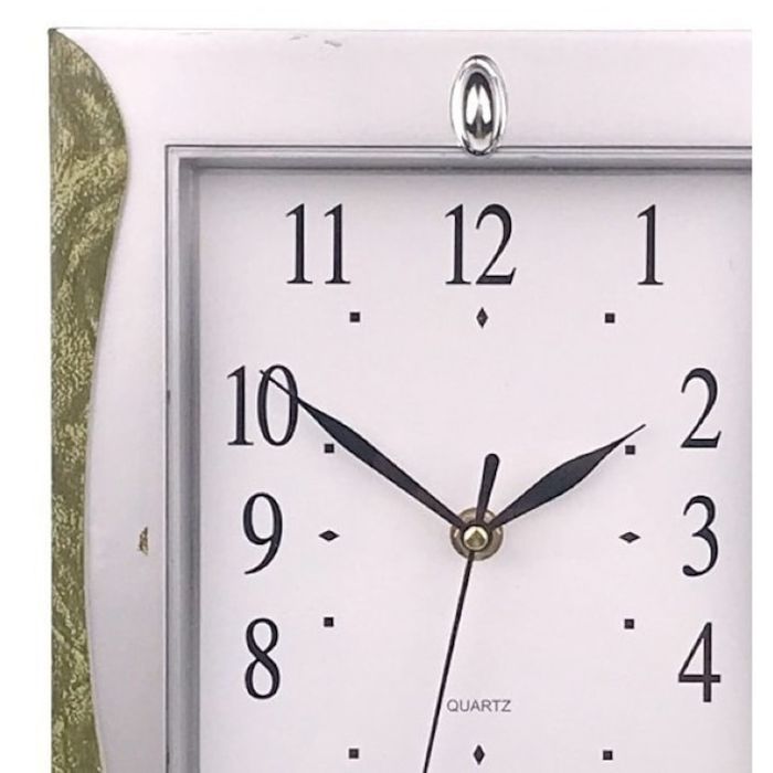 Ceas de perete dreptunghiular,25x28cm,multicolor,analogic,nou
Mecanism