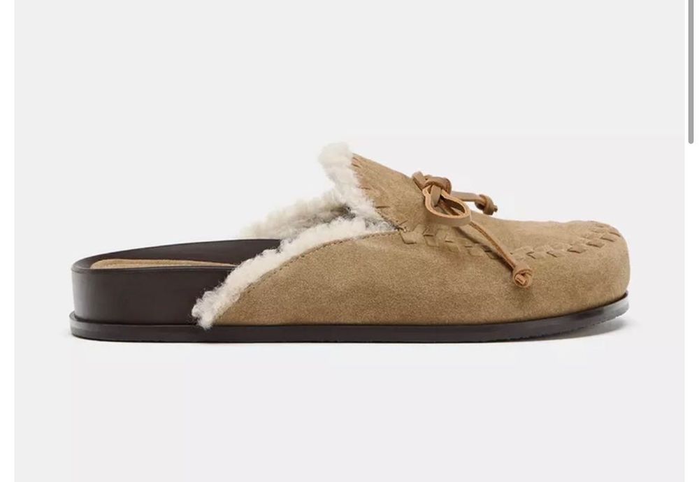Модерни обувки ZARA естествена кожа нови