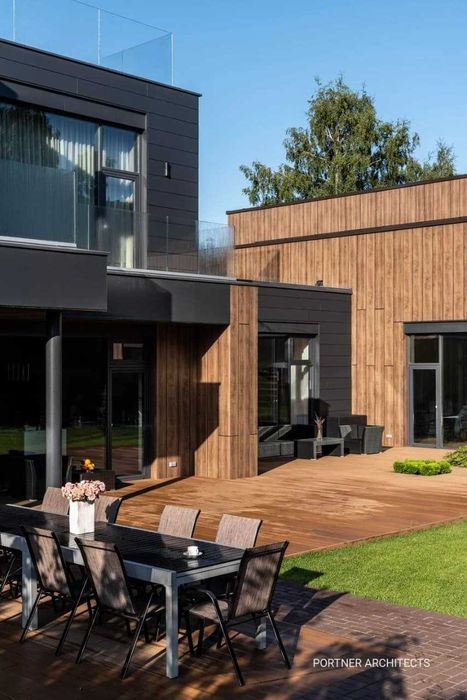 Фасадная доска из ДПК