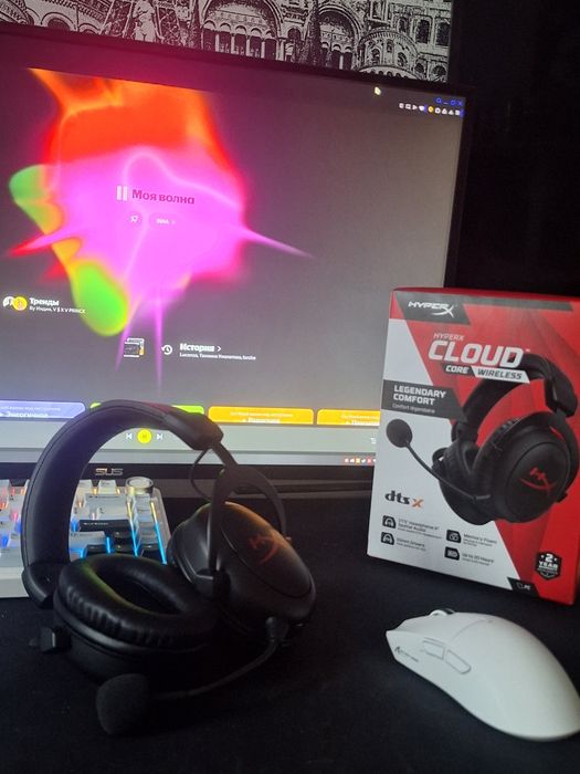 Наушники hyperX cloud core wireless