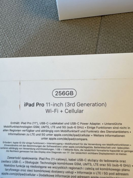 iPad 11 pro 256gb - за нов дисплей