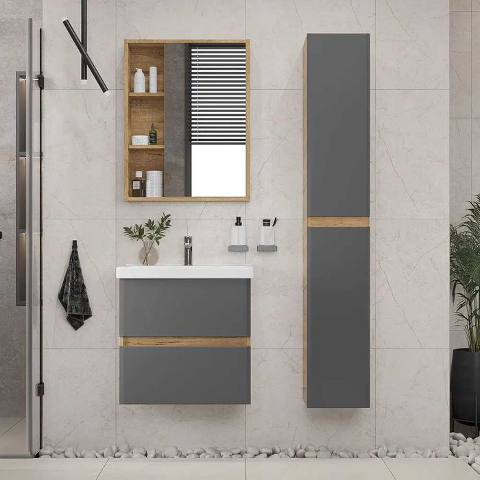 Комплект мебели для ванной YANA ECO MEBEL — Graffa: стиль и качество