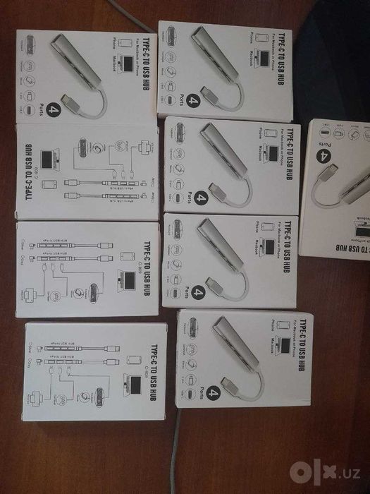 HUB Expansion Dock USB 3.0 4 Port Type C to USB Hub 4 in 1