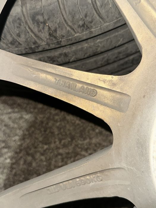 Диски RAYS с новыми шинами